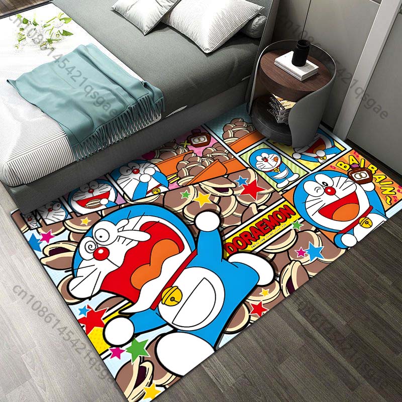 Luxury Home Textiles Usa - Karpet Cetak Jepang D-doraemon dengan Teman