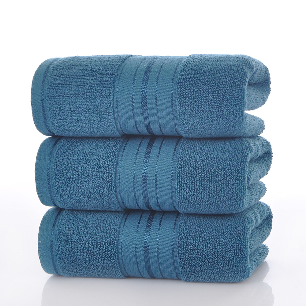 Home Textiles Face Towel - Set Handuk Kamar Mandi Katun Biru