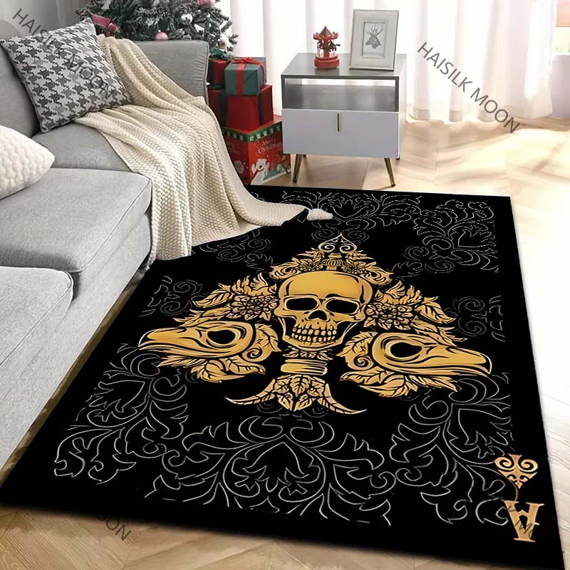 Karpet Pola As Sekop Kartu Rem - Luxury Home Textiles Usa ulasan dan harga