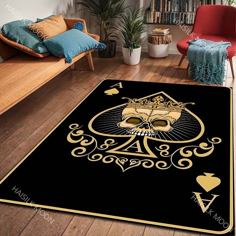 Karpet Pola As Sekop Kartu Rem - Luxury Home Textiles Usa ulasan dan harga