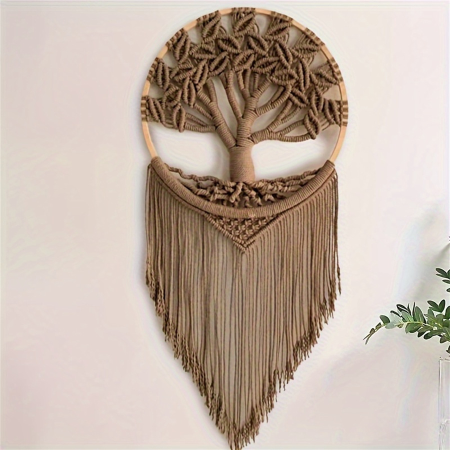 Pohon Kehidupan Macrame hiasan - Home Textiles Discount ulasan dan harga