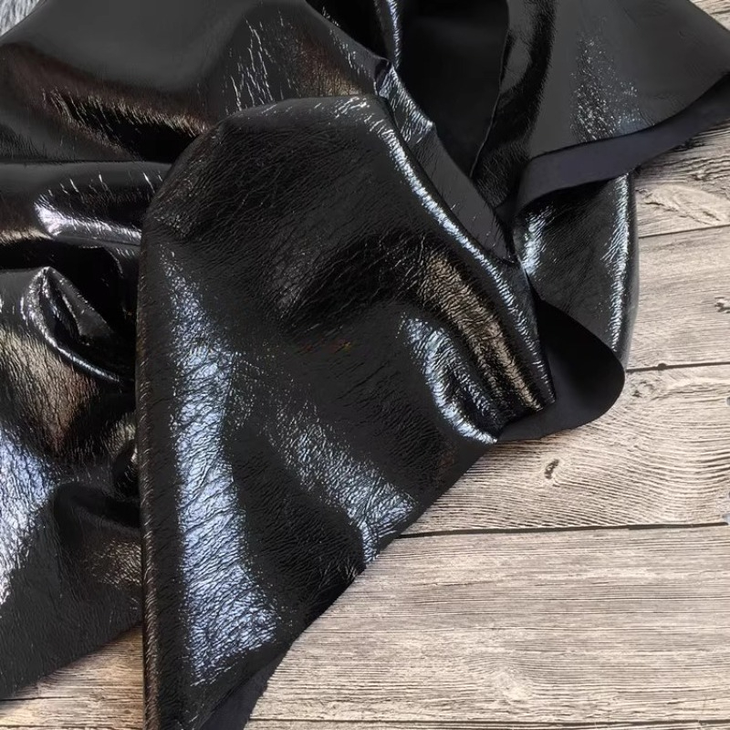 Kain Kulit PU Tekstur Hitam Mu - Home Textiles Wholesale ulasan dan harga