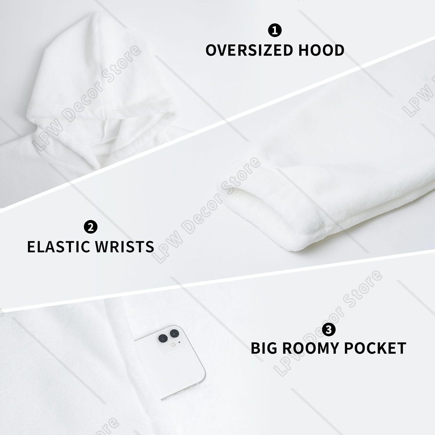 Hoodie Selimut Motif Bunga Men - Home Textiles Paris ulasan dan harga