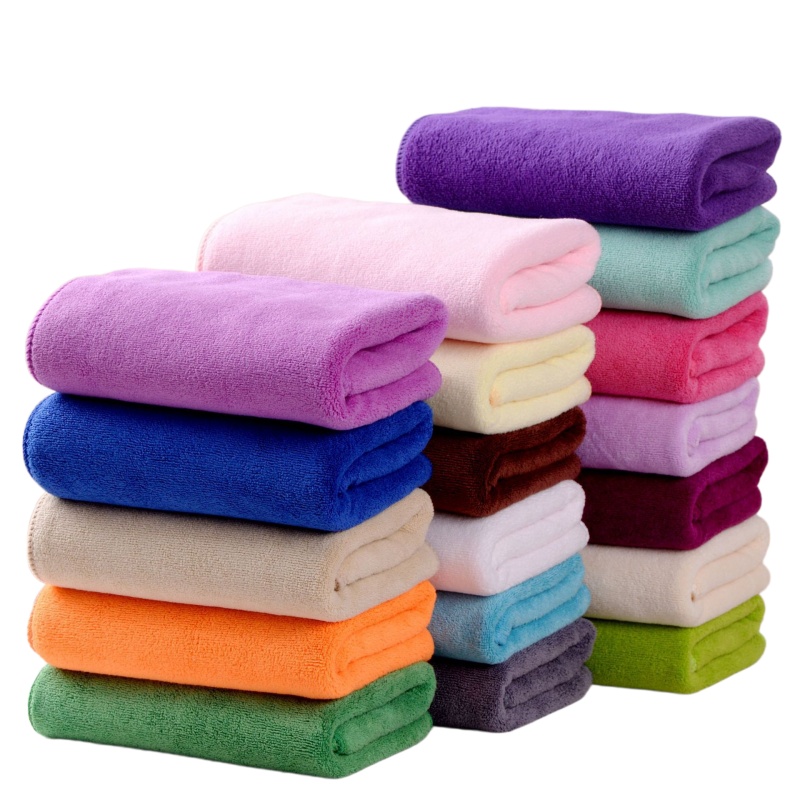 Handuk Kain Mikrofiber 17 Warn - Home Textiles Face Towel ulasan dan harga