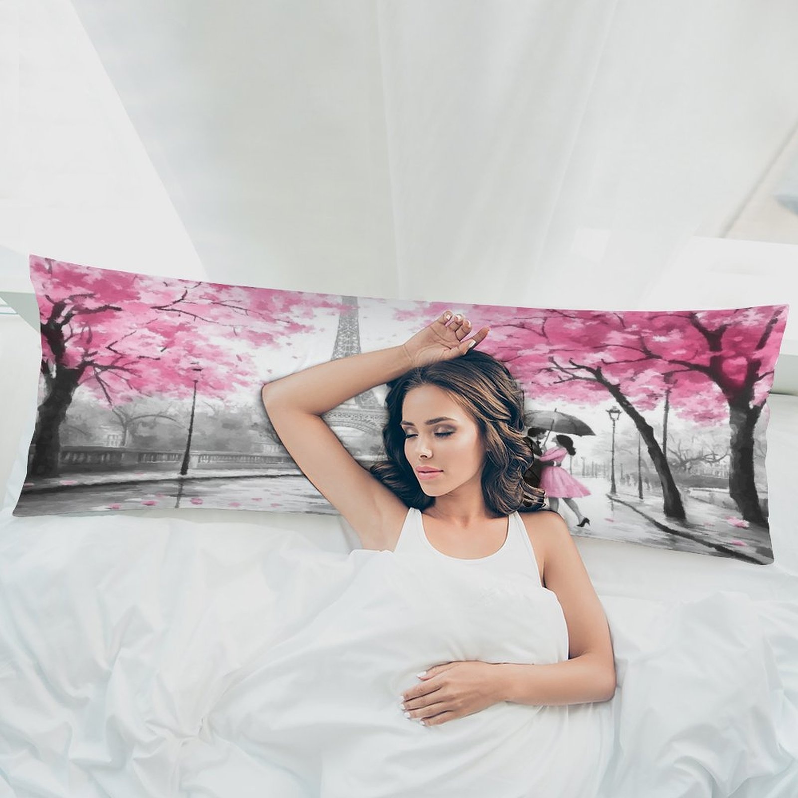 Sarung Bantal Tubuh Bertema Pa - Home Textiles Paris ulasan dan harga