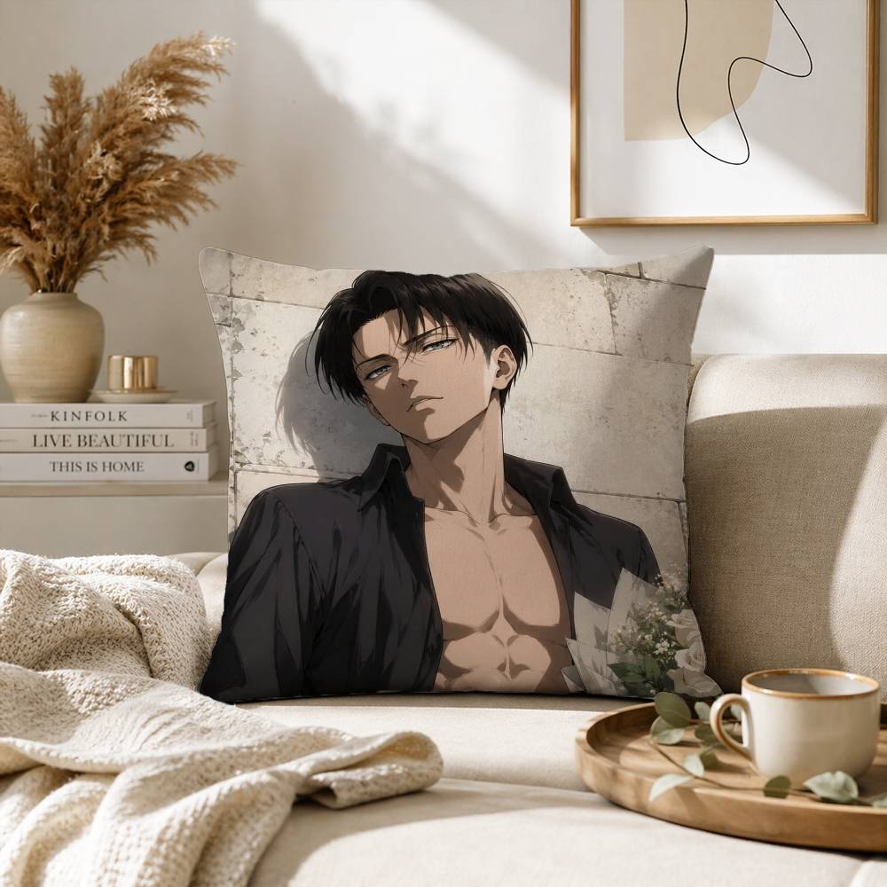Sarung Bantal Anime Attack On  - Luxury Home Textiles Usa ulasan dan harga