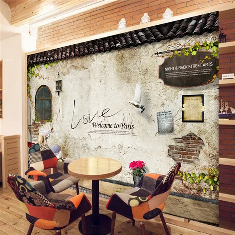 Papel De Parede 3D Wallpaper K - Home Textiles Paris ulasan dan harga